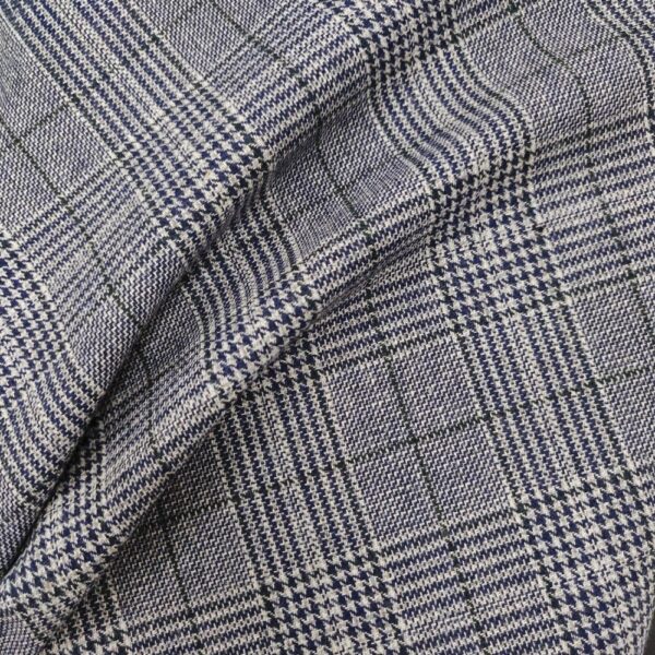 Costume 3 pièces bleu prince de galles en tweed Tissu 2144_1_big